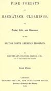 SLEIGH, BURROWS WILLCOCKS ARTHUR – Volume IX (1861-1870)
