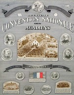 Titre original&nbsp;:  Poster for the second Acadian national convention in Miscouche, 1884