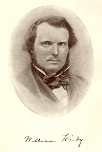 Original title:    Description Photograph of William Kirby, with his signature, ca 1865. Date circa 1865(1865) Source From Kirby, William. Le Chien d'or, 2nd ed., Québec : Librairie Garneau, 1926, tome 1, frontispiece - Web source Author Unknown

