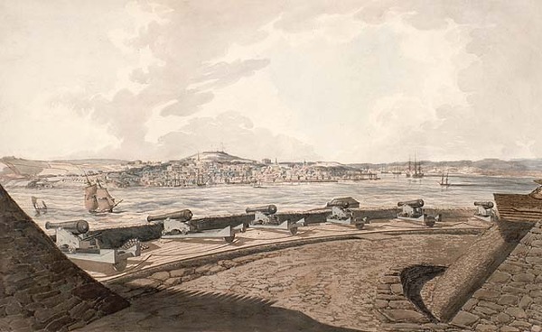 Original title:  View of Halifax from George's Island. 