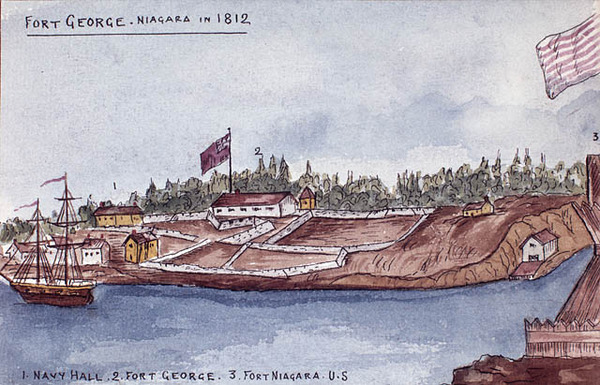 Titre original&nbsp;:  Fort George, Niagara, 1812. 