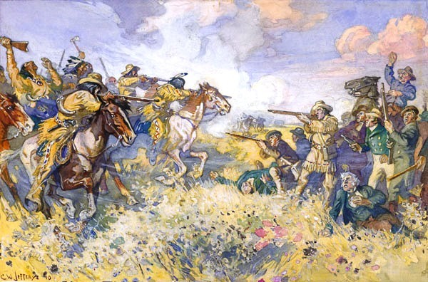 Titre original&nbsp;:  File:The Fight at Seven Oaks.jpg - Wikimedia Commons